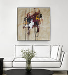 Closely Listening by Daleno Art on GIANT ART - brown abstract