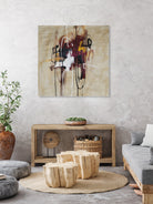 Closely Listening by Daleno Art on GIANT ART - brown abstract