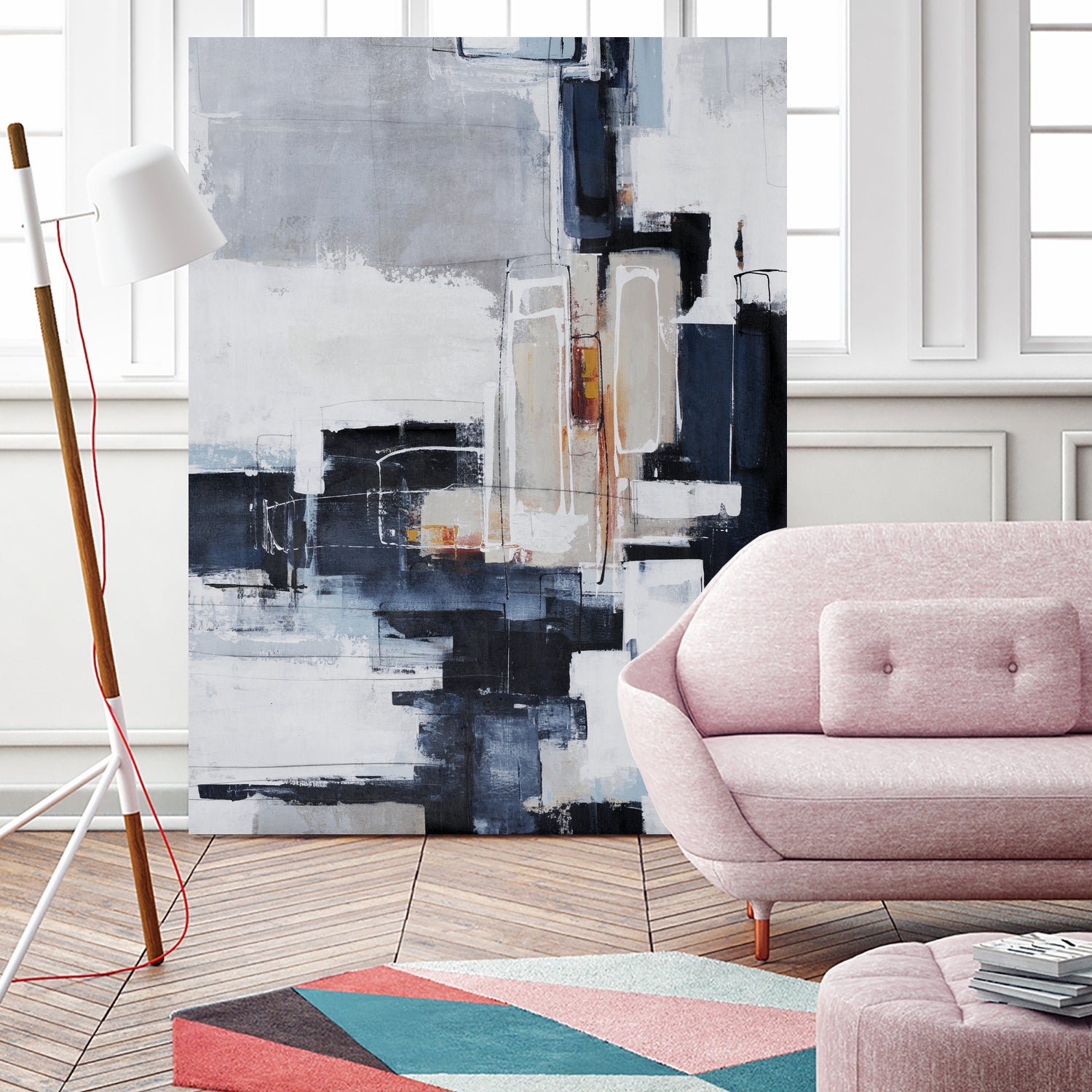 Top Tier by Daleno Art on GIANT ART - grey abstract