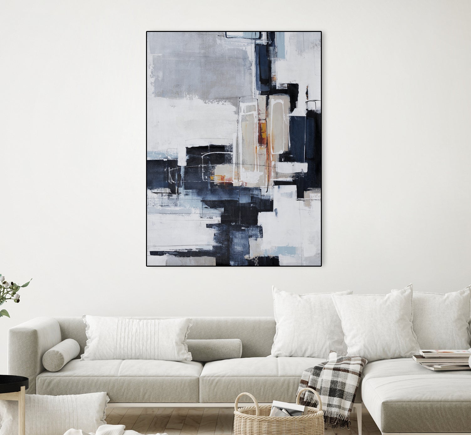 Top Tier by Daleno Art on GIANT ART - grey abstract