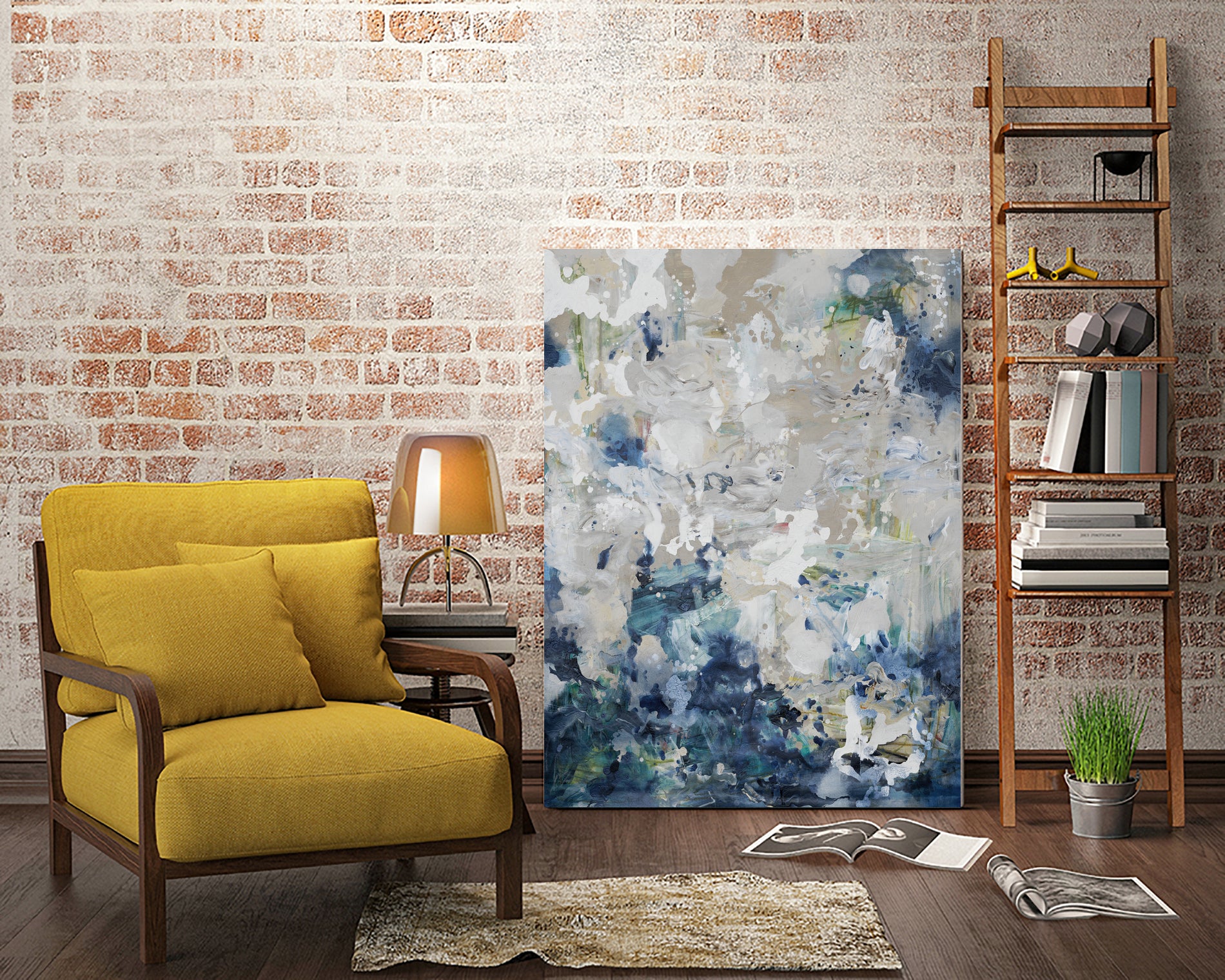 Luxe Lounge by Daleno Art on GIANT ART - abstract