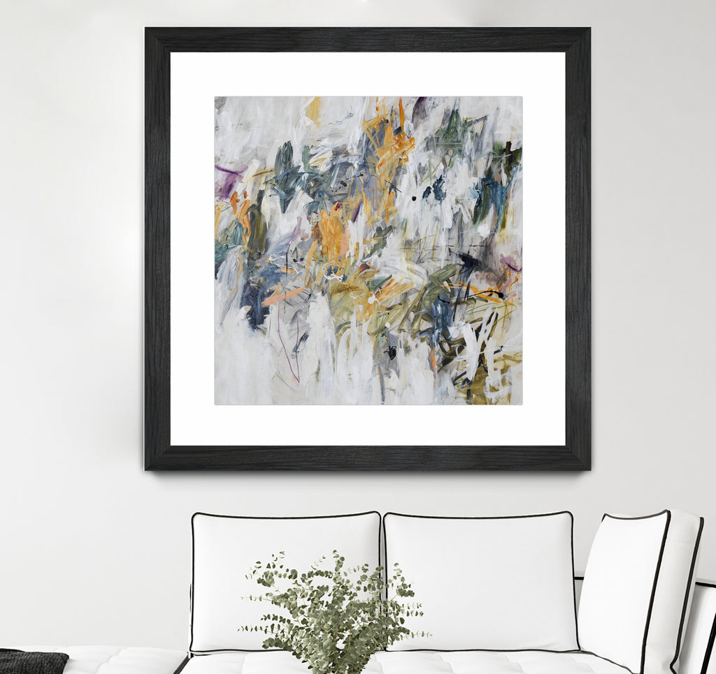 Bright Spring Ahead II by Daleno Art on GIANT ART - yellow abstract