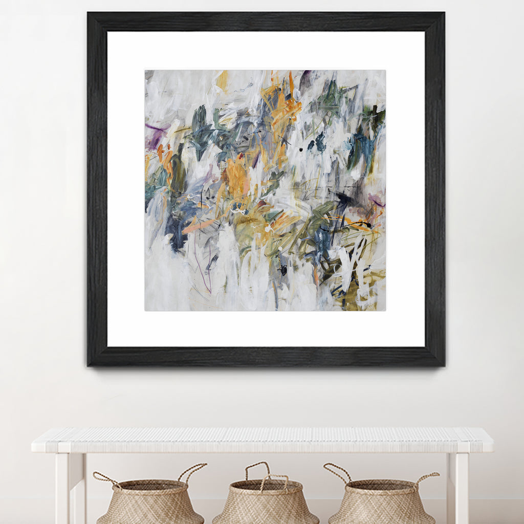 Bright Spring Ahead II by Daleno Art on GIANT ART - yellow abstract