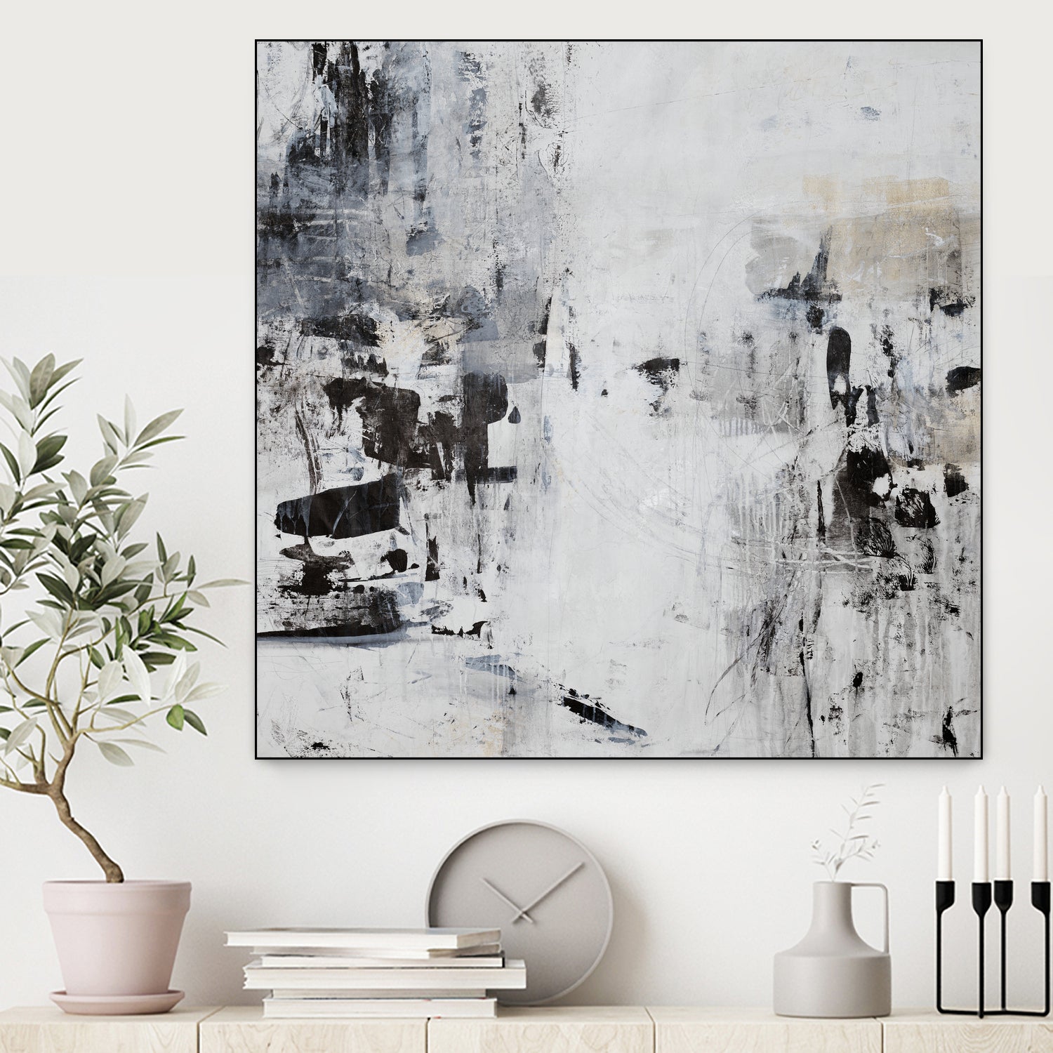 Dont Lose Track by Daleno Art on GIANT ART - balck abstract