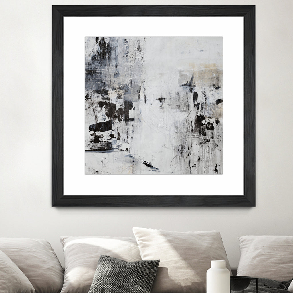 Dont Lose Track by Daleno Art on GIANT ART - balck abstract