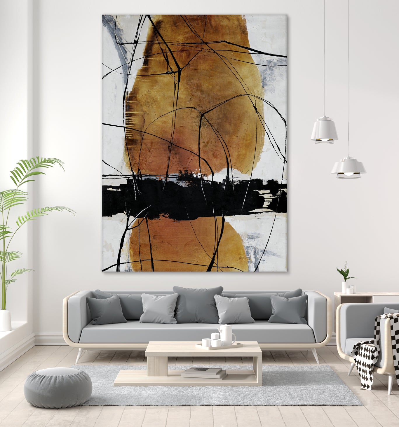 Magic Saw by Daleno Art on GIANT ART - brown abstract