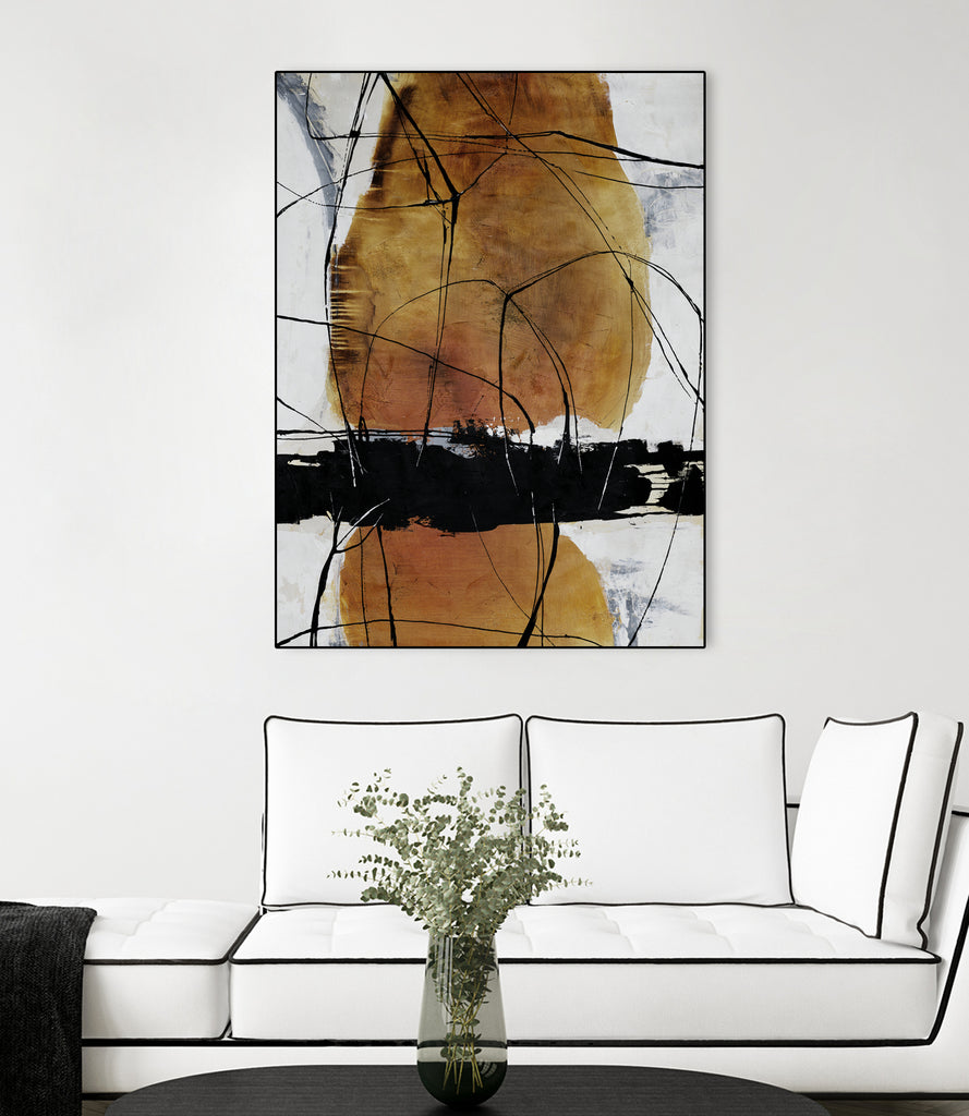 Magic Saw by Daleno Art on GIANT ART - brown abstract