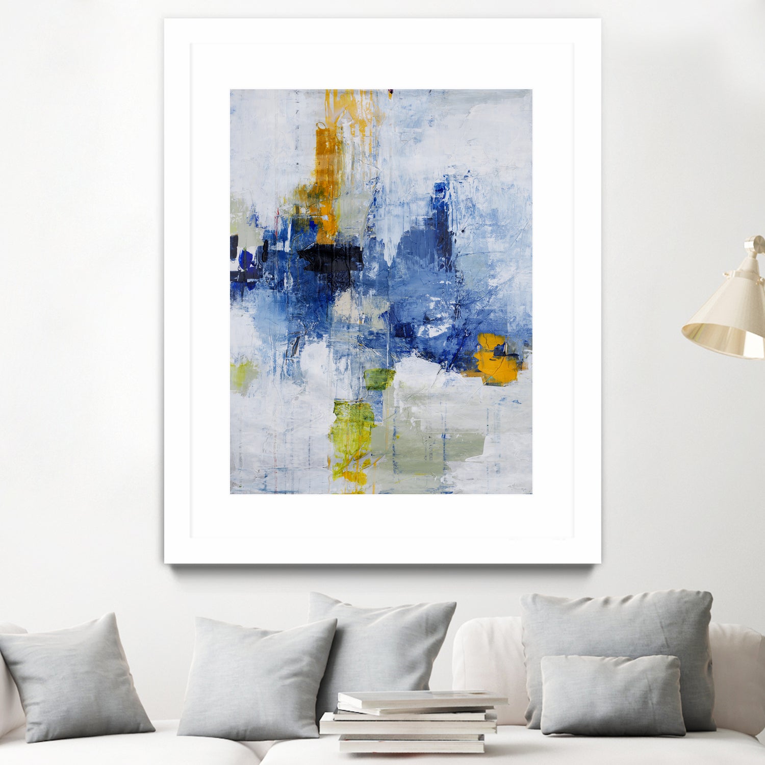 Created In Travel by Daleno Art on GIANT ART - blue abstract