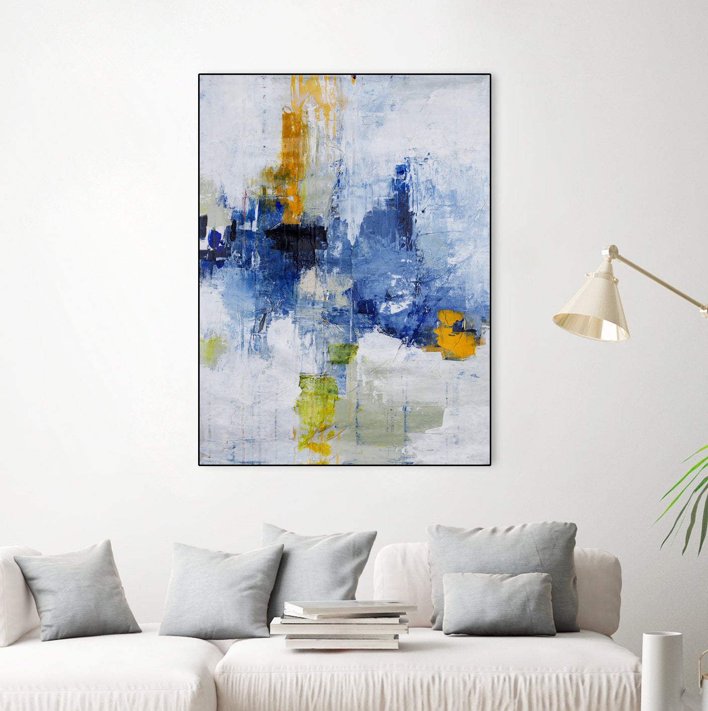 Created In Travel by Daleno Art on GIANT ART - blue abstract