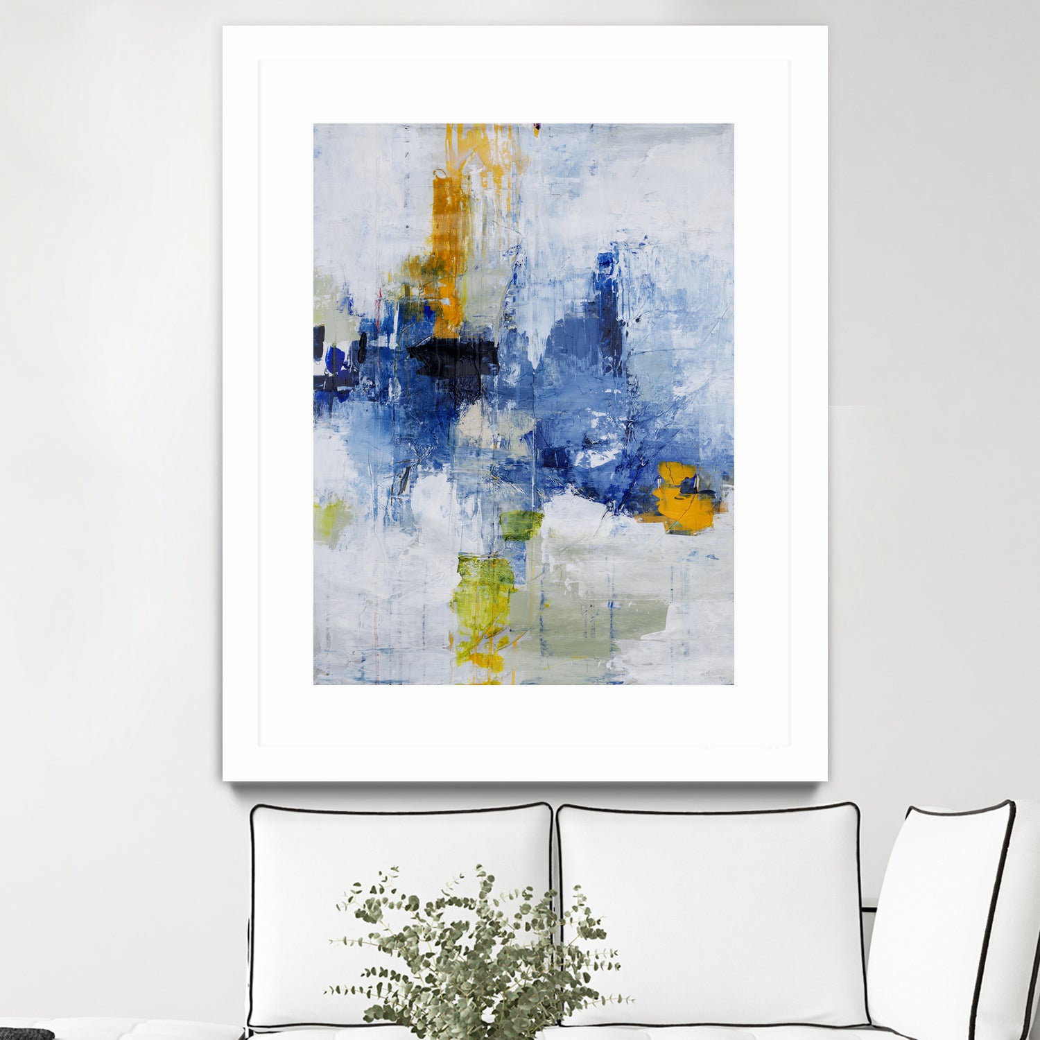 Created In Travel by Daleno Art on GIANT ART - blue abstract