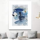 Toss Up I by Daleno Art on GIANT ART - blue abstract