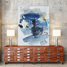 Toss Up I by Daleno Art on GIANT ART - blue abstract