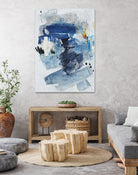 Toss Up I by Daleno Art on GIANT ART - blue abstract