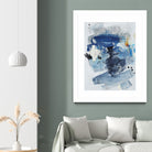 Toss Up I by Daleno Art on GIANT ART - blue abstract