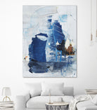 Toss Up II by Daleno Art on GIANT ART - blue abstract