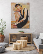 Cocktail Attire by Daleno Art on GIANT ART - black abstract