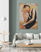 Cocktail Attire by Daleno Art on GIANT ART - black abstract