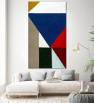 Primary Shapes 2 by STA Studio on GIANT ART - white abstract pattern