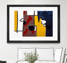 Harbor II by Lee Crew on GIANT ART - yellow abstract pattern