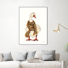 Goose with Scarf by Yvette St. Amant on GIANT ART - animal