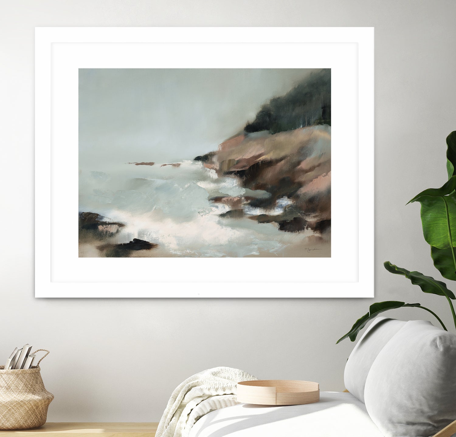 Acadia by Maggie Sackmann on GIANT ART - abstract cloud dancer 