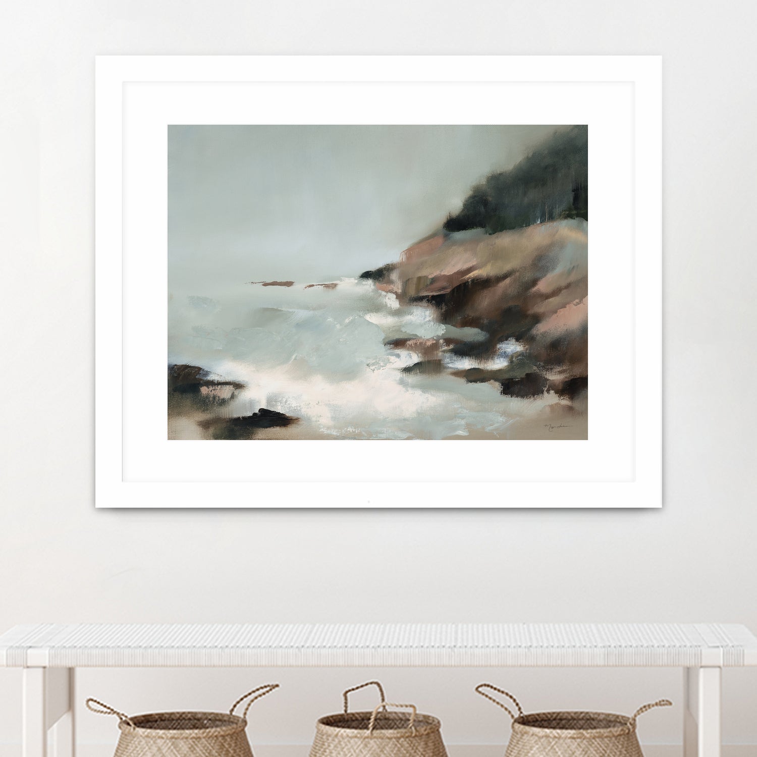 Acadia by Maggie Sackmann on GIANT ART - abstract cloud dancer 