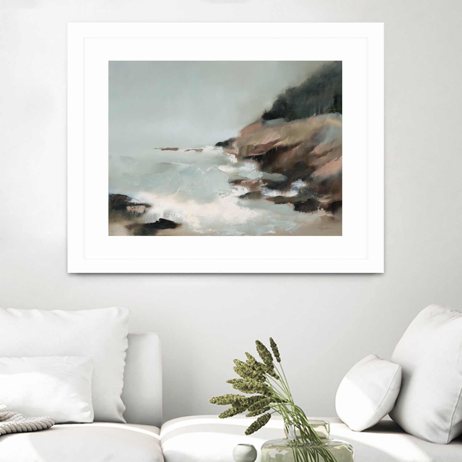 Acadia by Maggie Sackmann on GIANT ART - abstract cloud dancer 