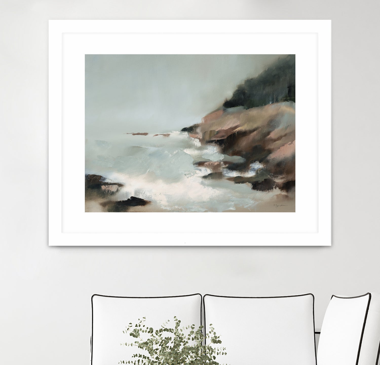 Acadia by Maggie Sackmann on GIANT ART - abstract cloud dancer 