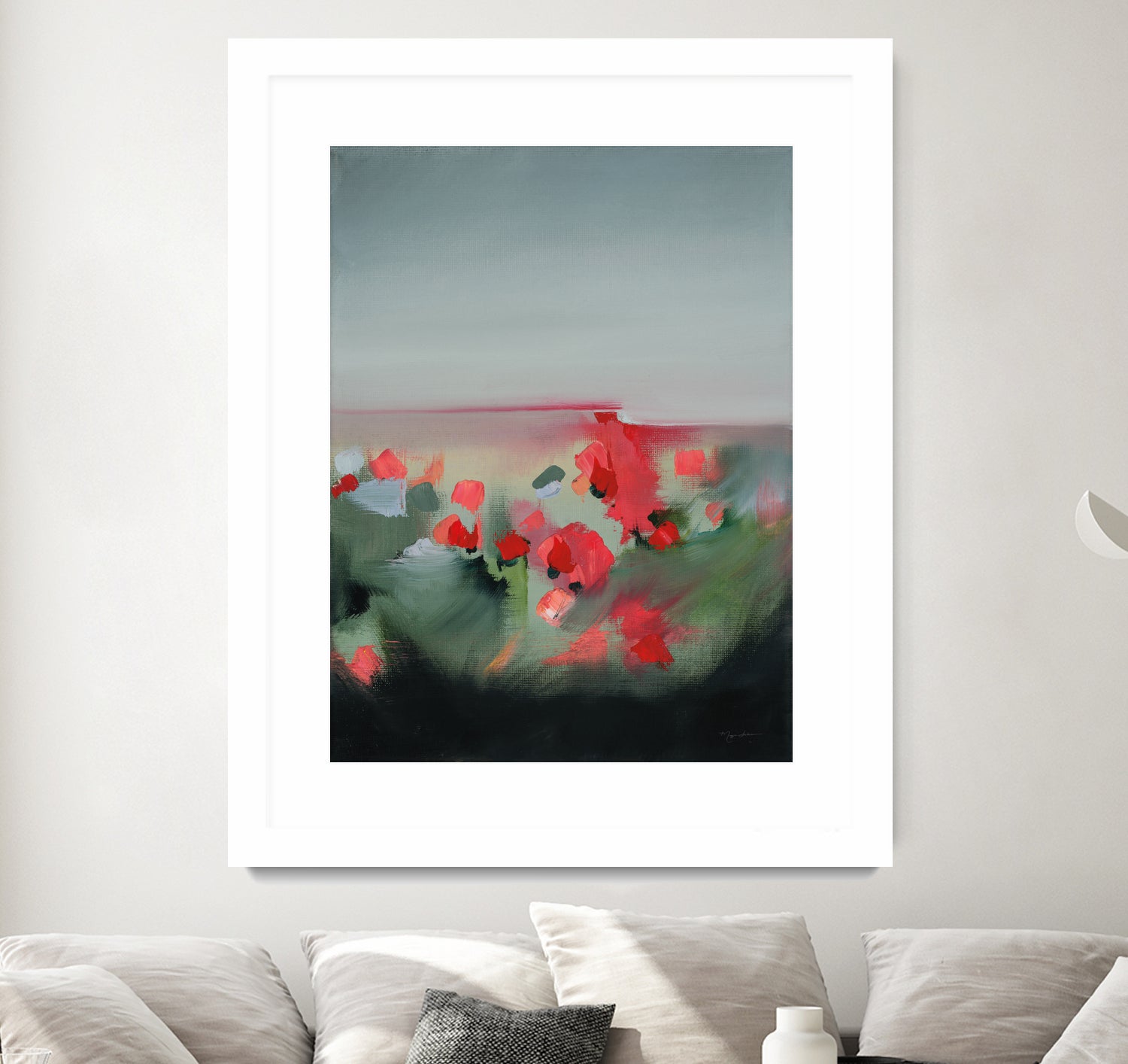 Poppies by Maggie Sackmann on GIANT ART - abstract