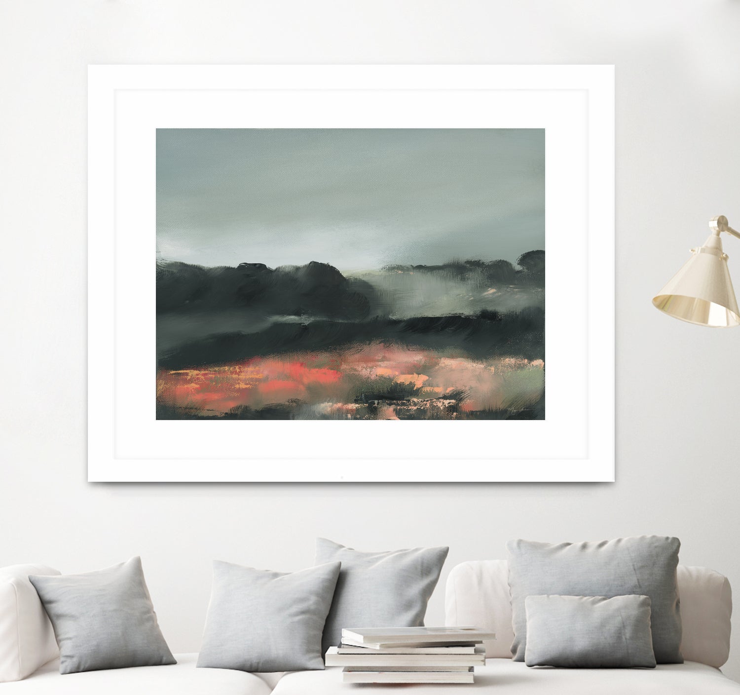 Ruby Meadow by Maggie Sackmann on GIANT ART - abstract