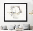 Improvisation I Gray by Mike Schick on GIANT ART - white watercolour soft abstract 