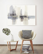 Improvisation II Gray by Mike Schick on GIANT ART - purple watercolor