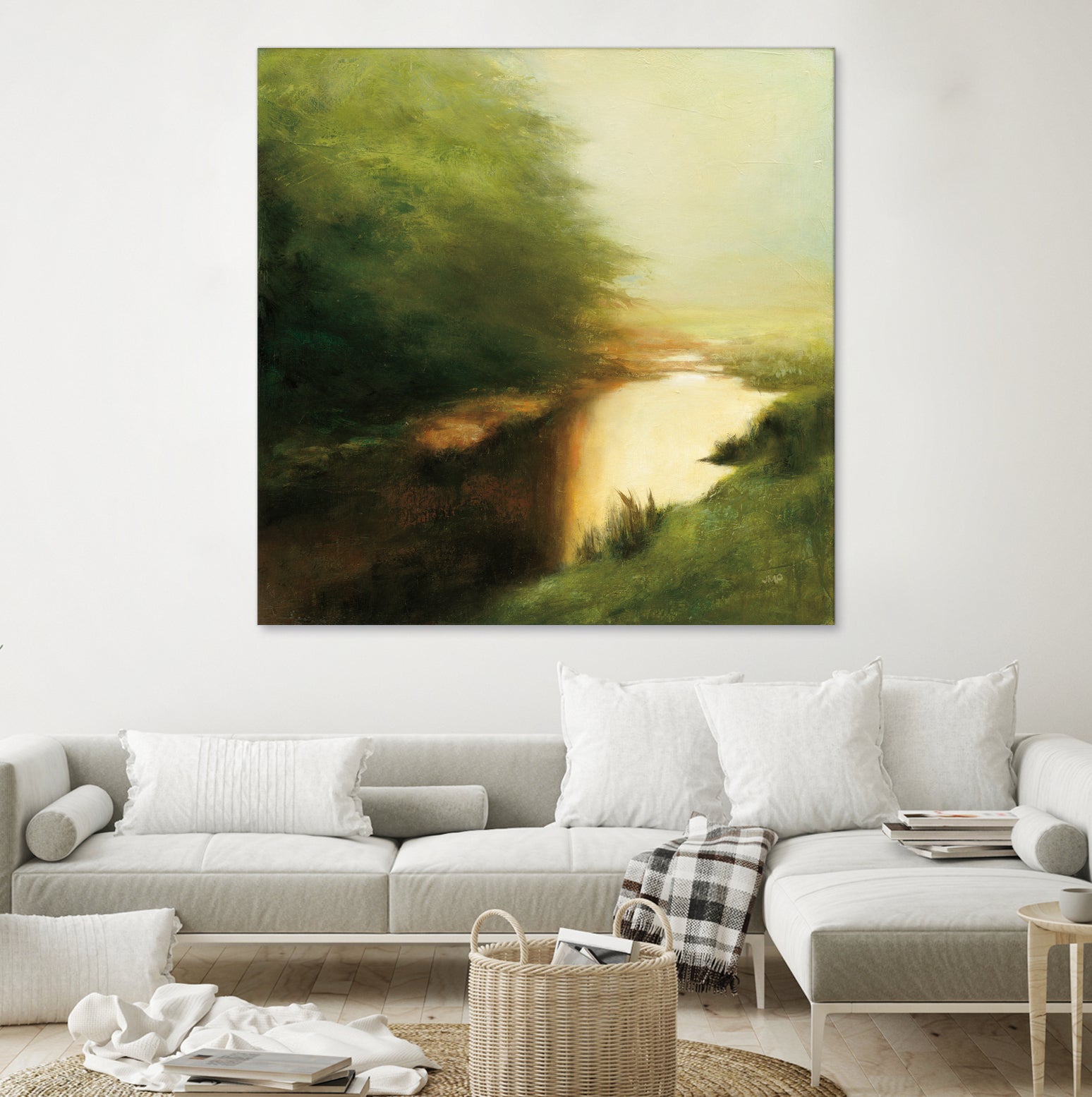 Spring Morning by Julia Purinton on GIANT ART - brown landscape