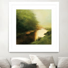 Spring Morning by Julia Purinton on GIANT ART - brown landscape