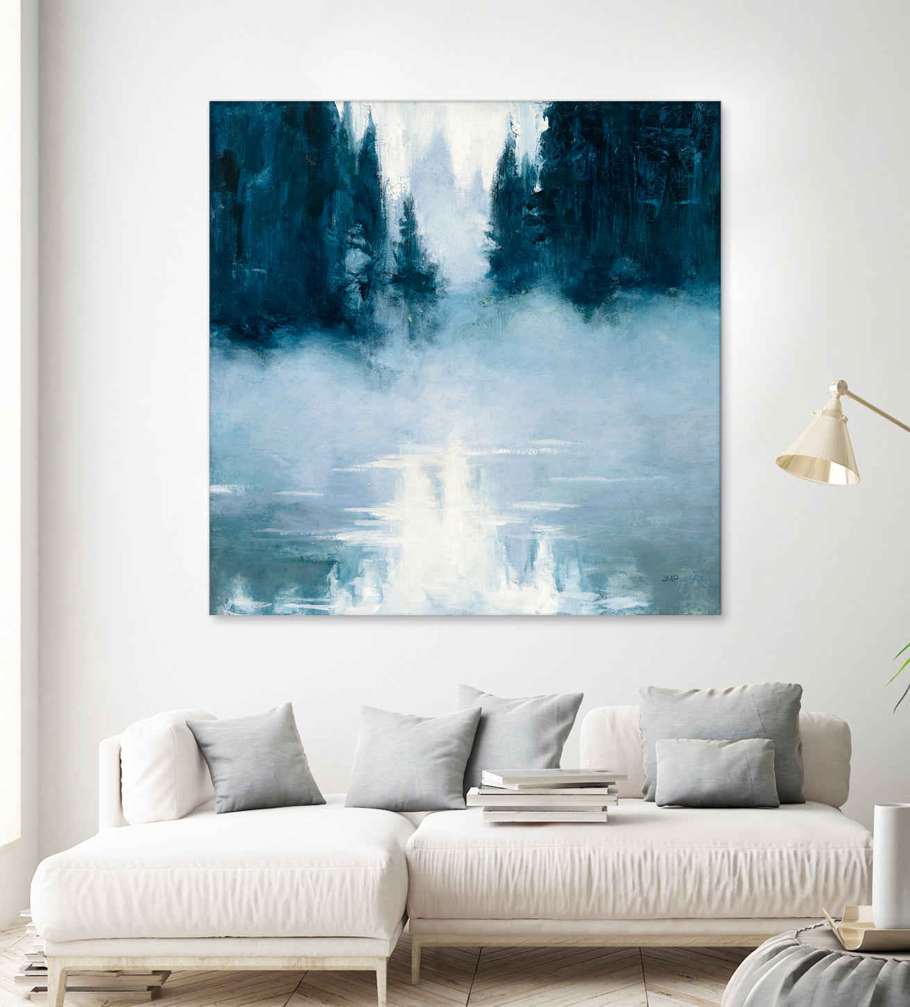 Boundary Waters by Julia Purinton on GIANT ART - blue landscape