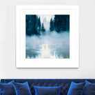 Boundary Waters by Julia Purinton on GIANT ART - blue landscape