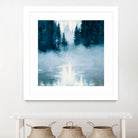 Boundary Waters by Julia Purinton on GIANT ART - blue landscape