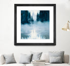 Boundary Waters by Julia Purinton on GIANT ART - blue landscape