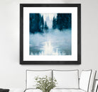 Boundary Waters by Julia Purinton on GIANT ART - blue landscape