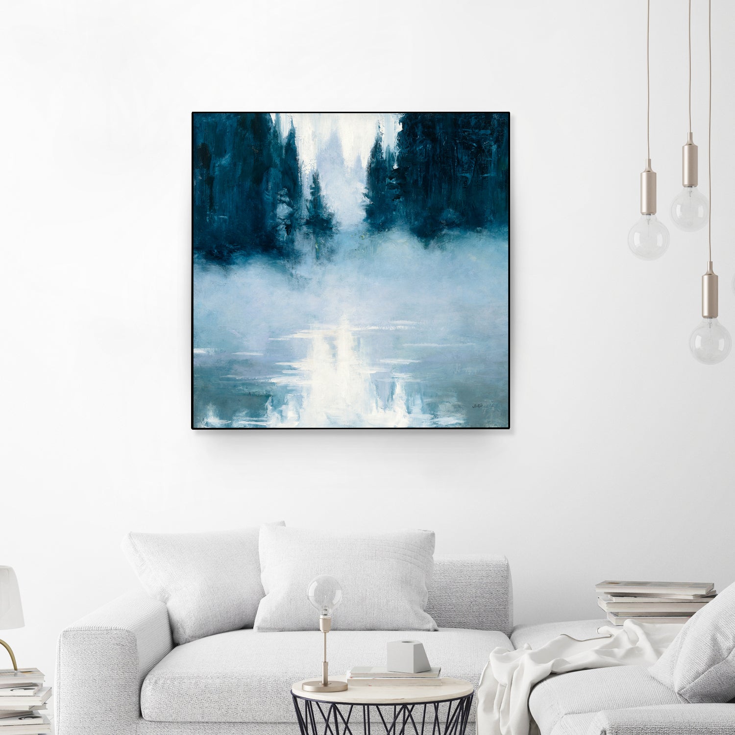 Boundary Waters by Julia Purinton on GIANT ART - blue landscape