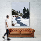 Winter Trails by Pamela Munger on GIANT ART - brown landscape