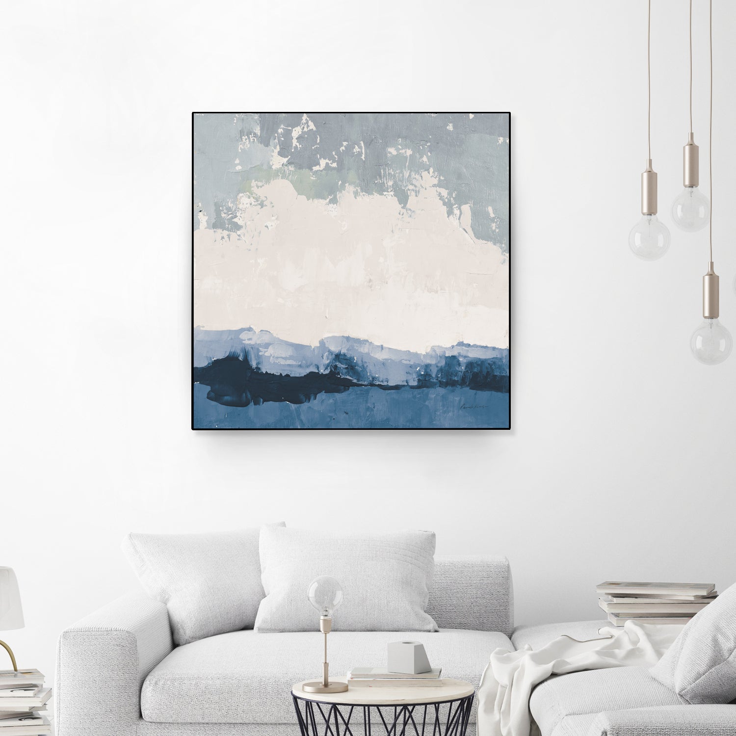 Coastal Landscape by Pamela Munger on GIANT ART - blue abstract