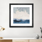 Coastal Landscape by Pamela Munger on GIANT ART - blue abstract