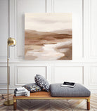 Cinnamon Riverbank I Light by Silvia Vassileva on GIANT ART - banks abstract