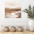 Cinnamon Riverbank I Light by Silvia Vassileva on GIANT ART - banks abstract