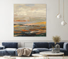 Warm Bay I by Silvia Vassileva on GIANT ART - blue abstract