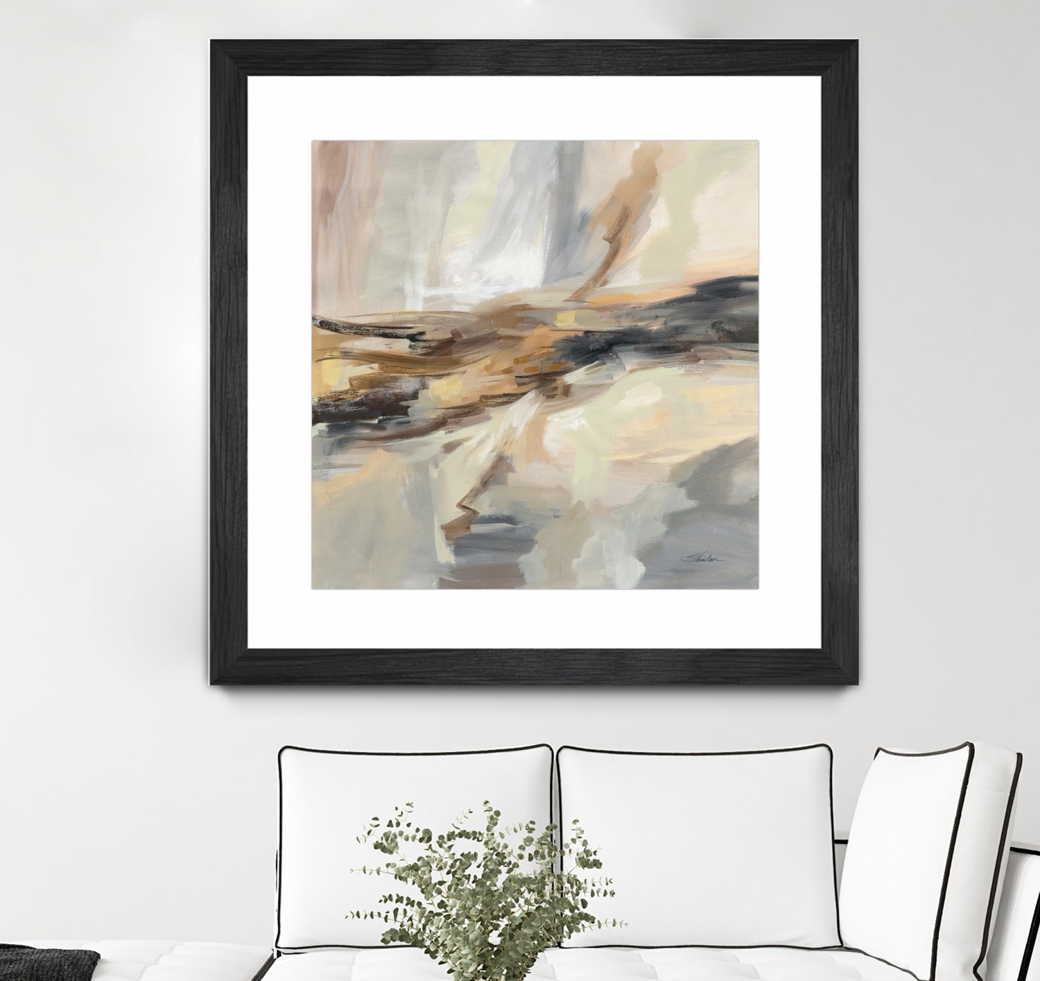 Distant Land by Silvia Vassileva on GIANT ART - black abstract