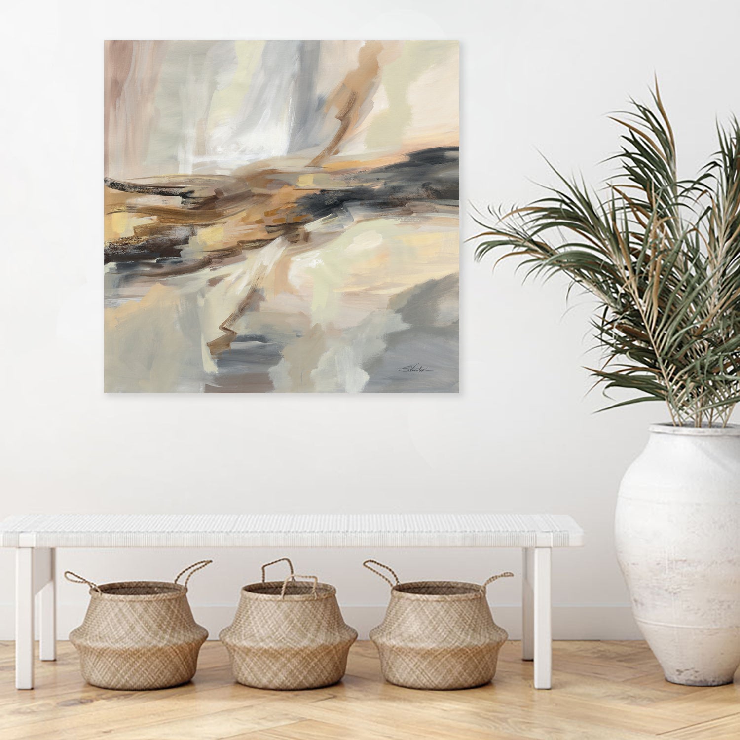 Distant Land by Silvia Vassileva on GIANT ART - black abstract