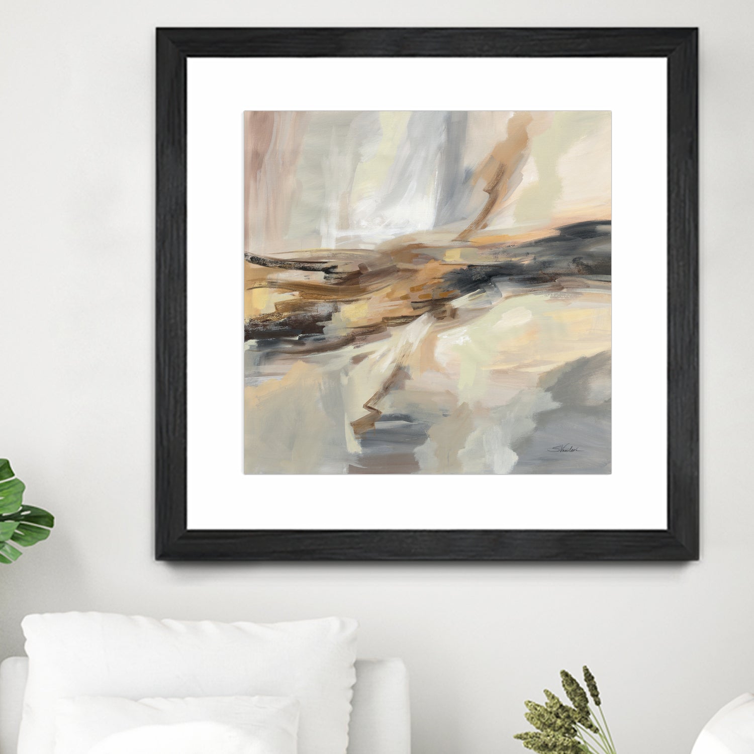 Distant Land by Silvia Vassileva on GIANT ART - black abstract