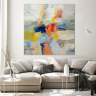 Island Fiesta by Silvia Vassileva on GIANT ART - black abstract